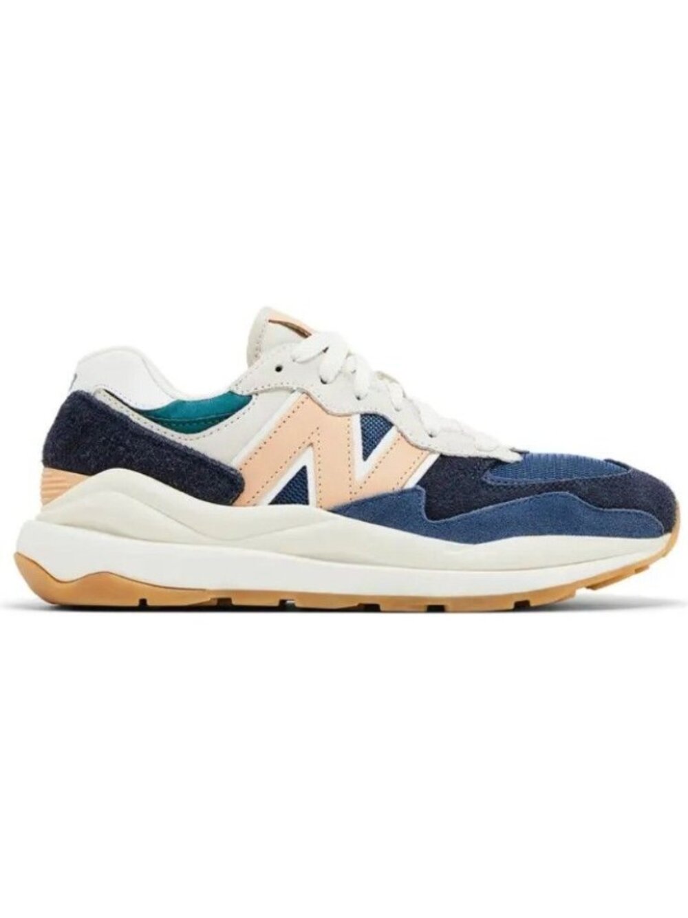 NIB New Balance 5740 Sneakers EU 37.5 M 5 W 6.5 in Peacoat Sand Blue Beige